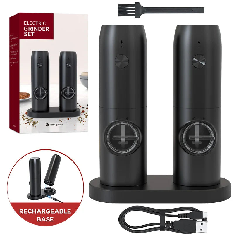 Automatic Pepper Grinder Salt And Pepper - SAVE 30%