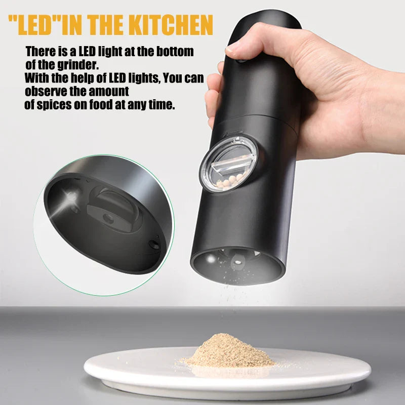 Automatic Pepper Grinder Salt And Pepper - SAVE 30%