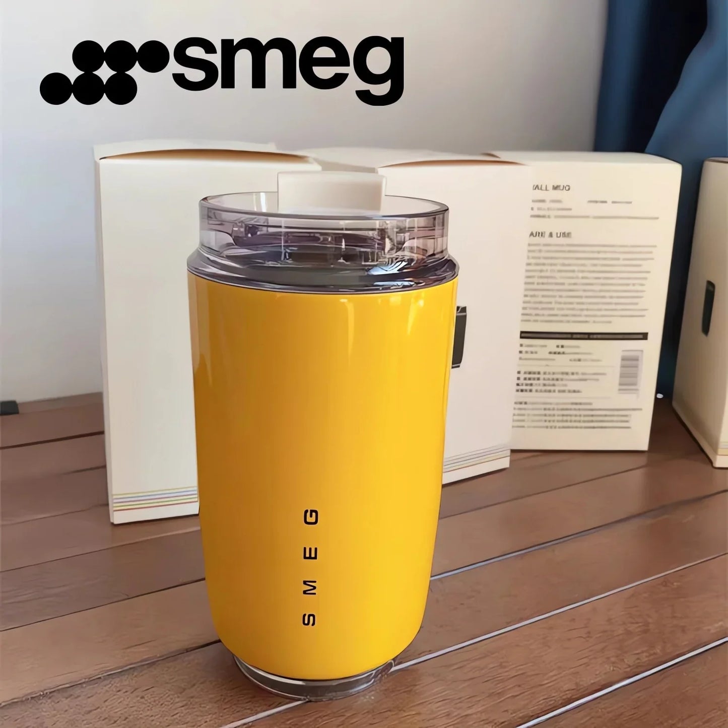 SMEG Stainless Steel Travel Mug - SAVE 30%