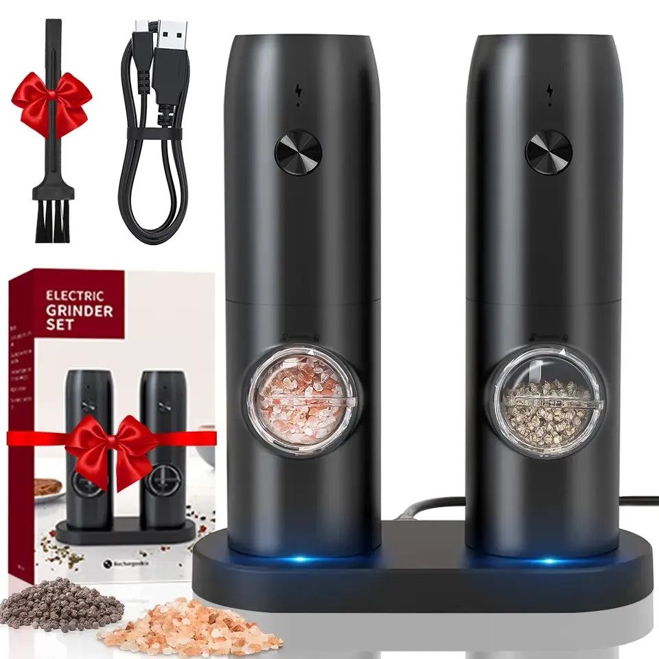 Automatic Pepper Grinder Salt And Pepper - SAVE 30%